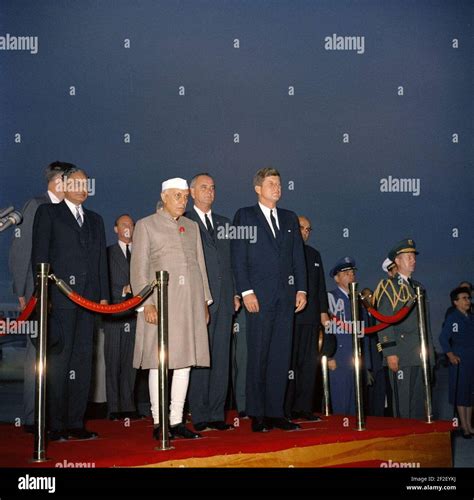 President John F Kennedy Prime Minister Of India Jawaharlal Nehru