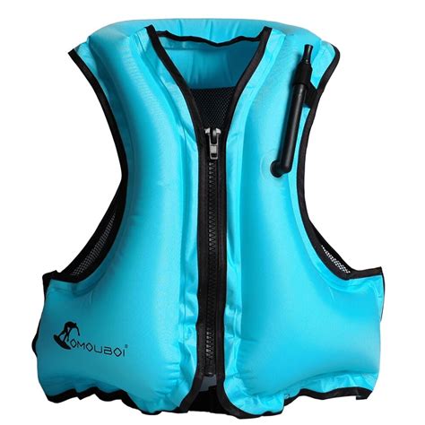 Adult Inflatable Life Jacket Swim Vest Snorkeling Floating Life Vest