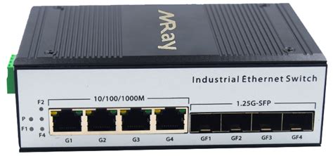 4-port 10/100/1000Mbps SFP+4-port 10/100/1000Mbps RJ45 Industrial ...