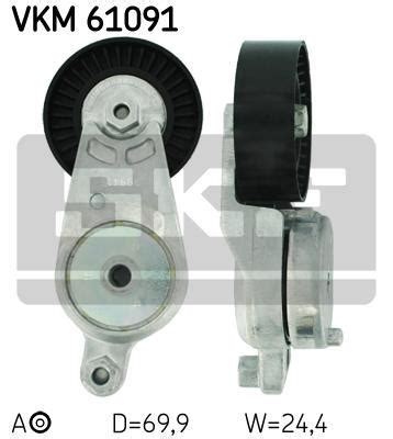 VKM61091 Strammehjul for kilerem - autoreservedele | SKF | Landberg.dk
