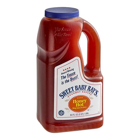 Sweet Baby Ray S Hot Honey Wing Sauce And Glaze 0 5 Gallon 4 Case