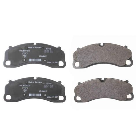 Porsche Brake Pad Set 911 991 GT3 W O PCCB Front 99135194783 By