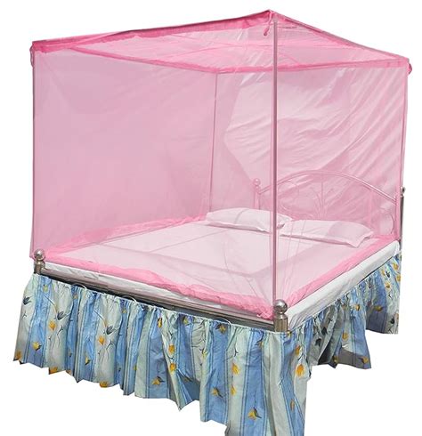 Homecute Double Bed Cotton Edge Traditional Mosquito Net X Ft One