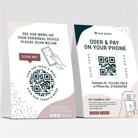 QR Code Flyer Templates Vol.6 Scan Me Poster, A4 Poster, Event Poster ...