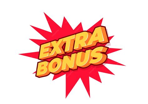 Premium Vector | Extra bonus special offer sale tag poster design