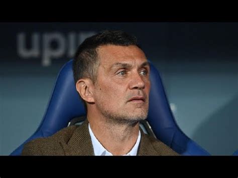 Ultim Ora Milan Dichiarazione Clamorosa Di Maldini Uno Shock