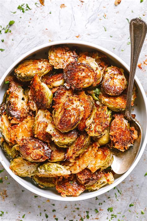 Parmesan Roasted Brussels Sprouts Recipe How To Roast Brussels Sprouts — Eatwell101