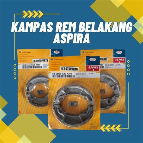 Jual Kampas Rem Belakang Tromol Honda Yamaha ASPIRA Shopee Indonesia