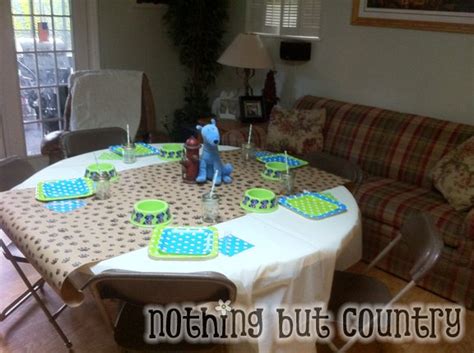 Puppy Birthday Party Part 1 Treat And Food Table Nothing But Country