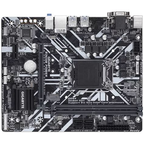 GIGABYTE B365M POWER Motherboard Intel B365 LGA 1151 DDR4 MATX M 2 VGA