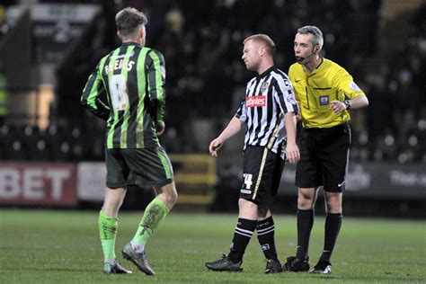 23012016 Notts County Afc Wimbledon 0 2 Bando Press Photo
