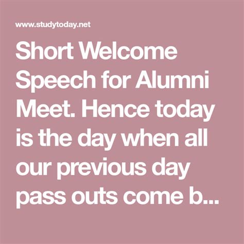 Welcome Speech For Meeting Sample Coverletterpedia