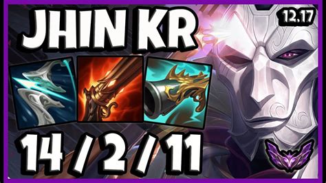 Jhin ADC Vs Sivir KR Master Patch 12 17 Season 12 14 2 11