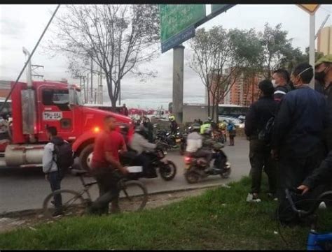 Muere motociclista en accidente de tránsito en la vía Mosquera Bogotá