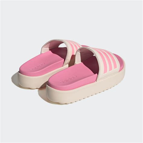 Adidas Adilette Platform Slides Pink Adidas Lk