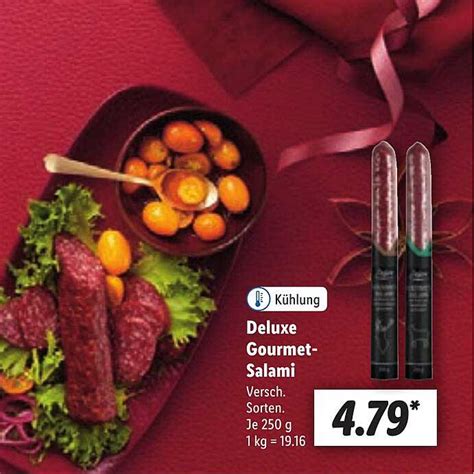 Deluxe Gourmet Salami Angebot Bei Lidl Prospekte De