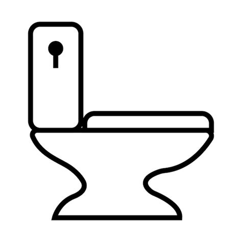 Premium Vector Toilet Icon Logo Vector Design Template