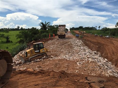 Obras de recomposição do km 245 da BR 364 163 MT avançam Ministério