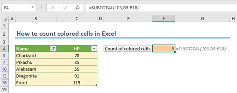 How To Count Colored Cells In Excel Using Countif Infoupdate Org