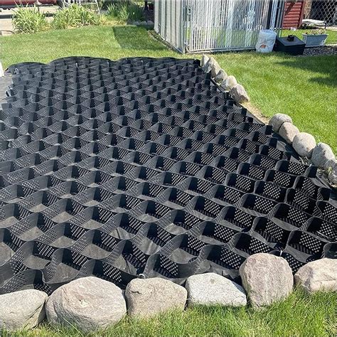 Amazon Geocell Gravel Ground Grid Tall Permeable Pea Gravel