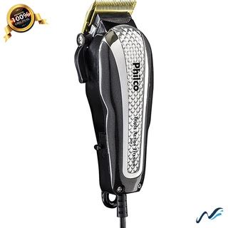 Maquina De Cortar Cabelo E Barba Philco Pcr 06p Triple Action Titanium