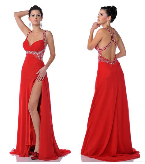 Eyes On Party Spaghetti Straps Prom Dresses