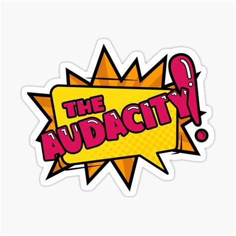 Popart The Audacity Exclamation Point Bubble Sticker For Sale By Gay