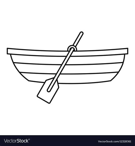 Boat Outline Drawing | Free download on ClipArtMag