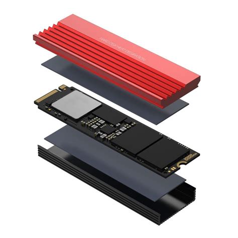 Maib M2 Heatsink Ssd Cooler Aluminum Alloy Groove Compatible Dual