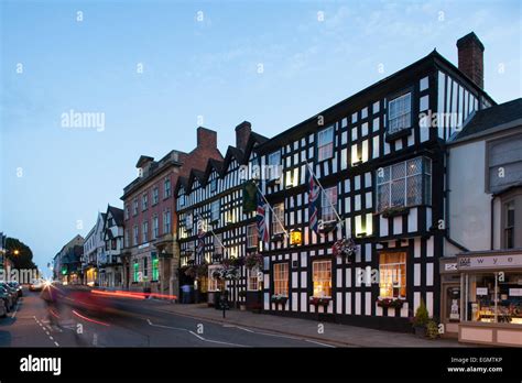 The Feathers Hotel, Ledbury Stock Photo - Alamy