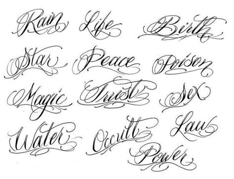 Letras Para Tatuajes Diferentes Dise 241 Os Y Estilos De Tattoo Fonts Cursive Tattoo