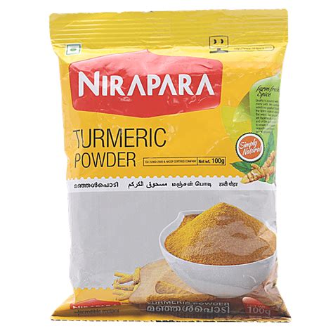 Buy Nirapara Powder Tumeric 100 Gm Pouch Online At The Best Price Of Rs