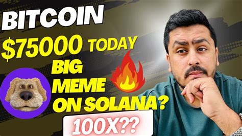 Bitcoin Today Big Meme On Solana X Youtube