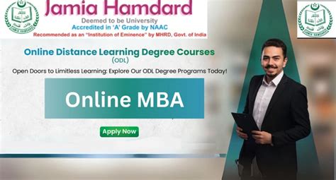 Jamia Hamdard Online Mba Course Details Review Admission