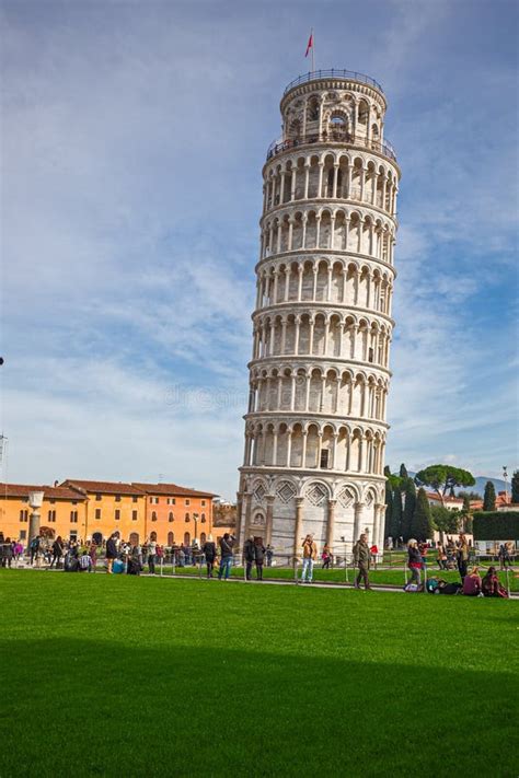 Square Of `miracles` With The Famous Leaning Tower In The City Of Pisa