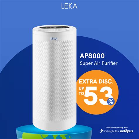 Jual TUKARTAMBAH SEMARANG LEKA AP8000 Super Air Purifier HEPA13