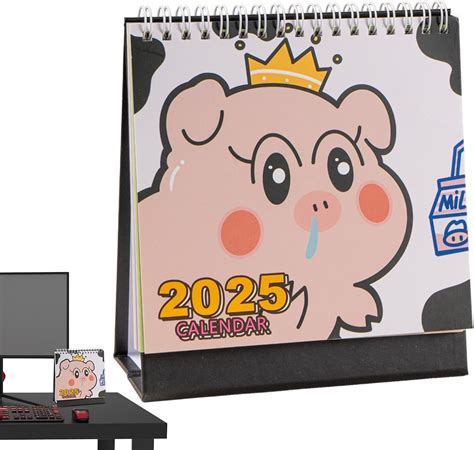 Amazon co jp 小型卓上カレンダー2025 小型卓上カレンダー 2025月刊デイリープランナーカレンダーブック 2025