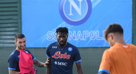 Ssc Napoli Il Report Dal Training Center Anguissa Torna Ad Allenarsi