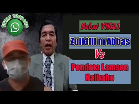 Debat VIRAL Zulkifli M Abbas VS Pendeta Lamsen Naibaho YouTube