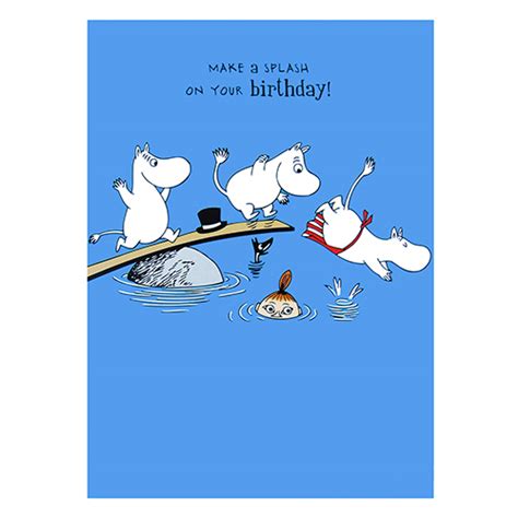 Moomin Birthday Assorted Greeting Card Set Moomin Books Gifts