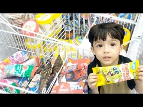 DRAMA BELI ES KRIM DI INDOMARET ES KRIM SPIDER MAN ES KRIM SPONGEBOB