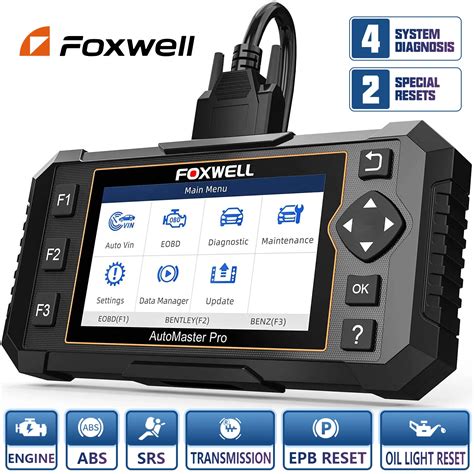 Foxwell Nt Elite Obd Scanner Diagnostic Tool Abs Srs At Check