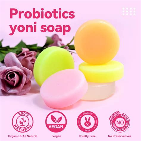 Aromlife Yoni Bar Soap With Probiotics For Women Vaginal Cleanse Ph