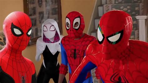 Spider Man Into The Spider Verse Tom Hollands Deleted Cameo Explained