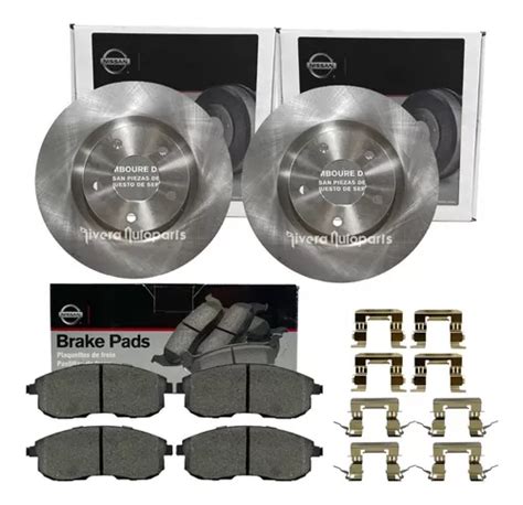 Kit Freno Discos Balatas Delant Original Nissan Sentra Meses Sin