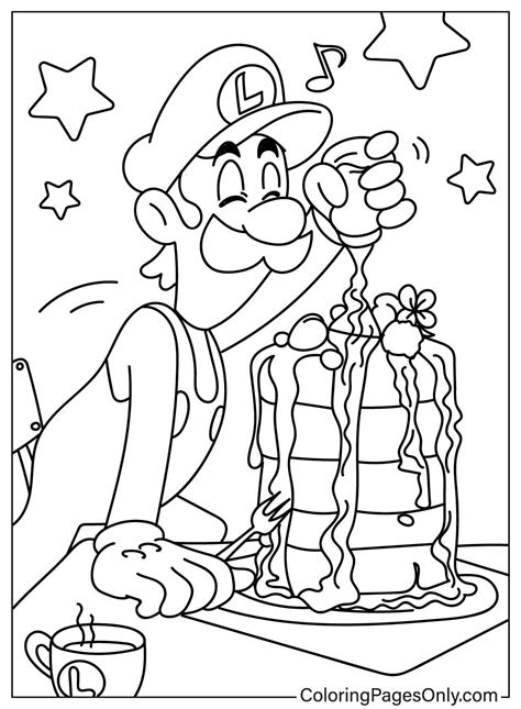 Coloriage Luigi Gratuit Imprimer Coloriages Gratuits Imprimer