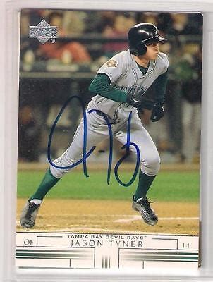 Tampa Bay Devil Rays Jason Tyner Autographed Upper Deck Ebay