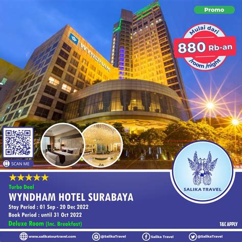 Wyndham Hotel Surabaya Merupakan Salah Satu Hotel Bintang 5 Di Kota