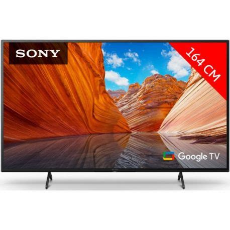 TV LED Sony KD65X81J 65" 4k UHD Google TV Noir