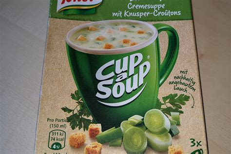 2303 Knorr Cup a Soup Lauch Cremesuppe mit Knusper Croûtons